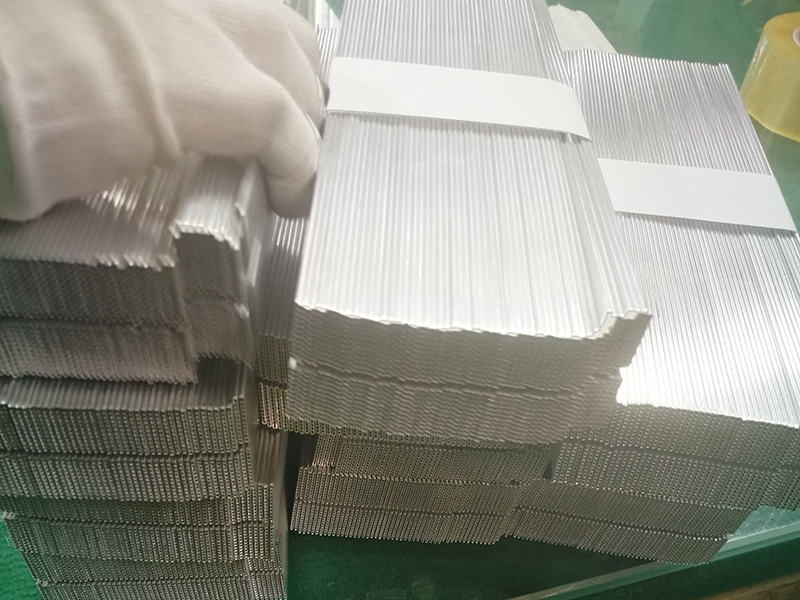 Tubos planos de aluminio microcanal 1050